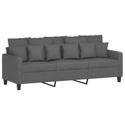 Divano | Divano da soggiorno | Sofa a 3 Posti Grigio Chiaro 180 cm in Tessuto