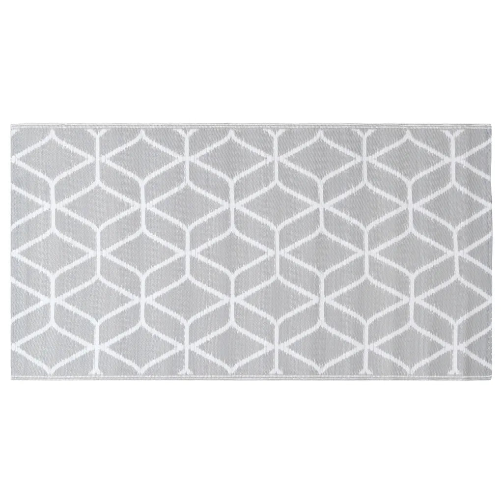 Tappeto da Esterni ARAKIL Grigio 120x180 cm in PP CFW5763815