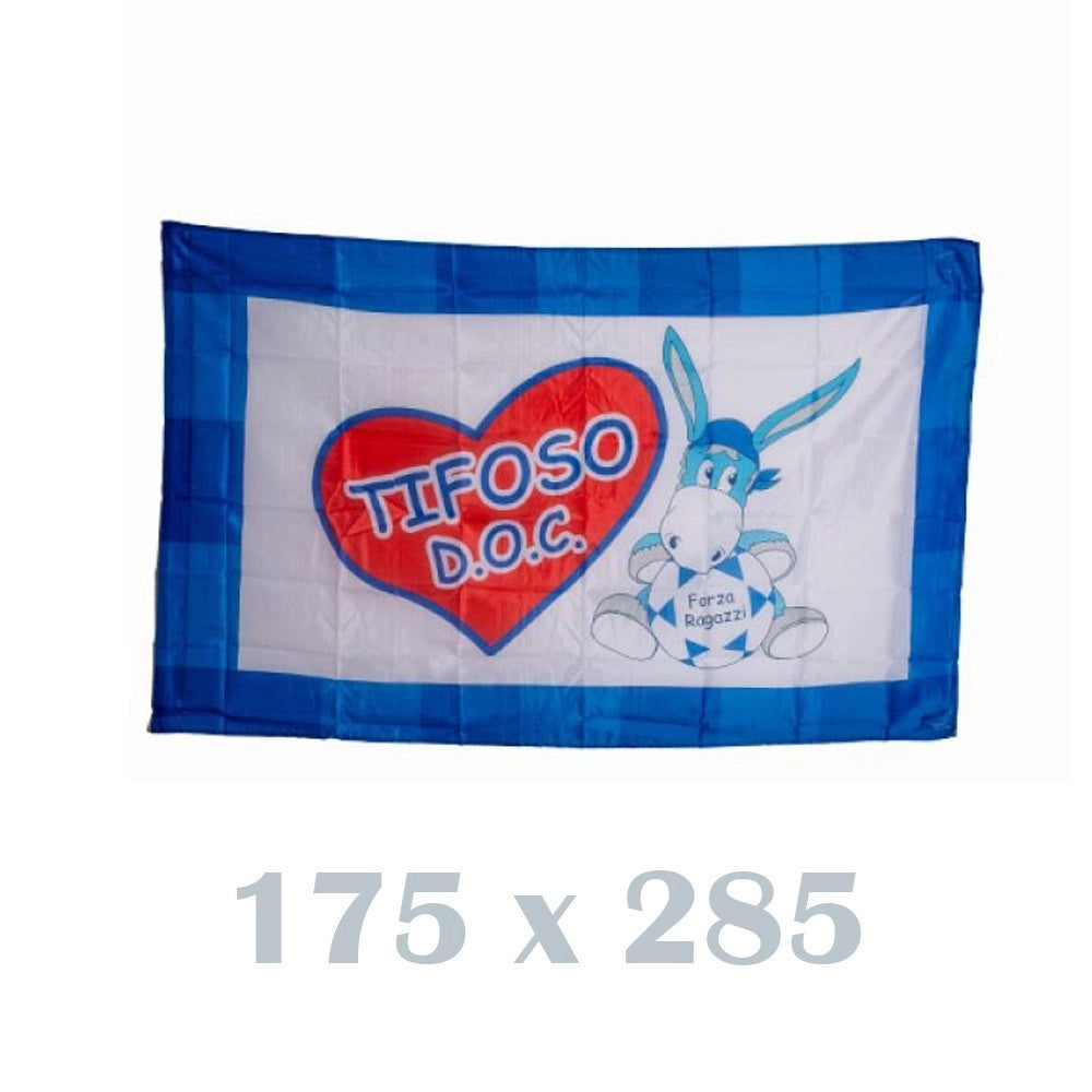Trade Shop - Bandiera Napoli 175x285 Tifoso Doc Napoletano Italia Scudetto Calcio Squadra -