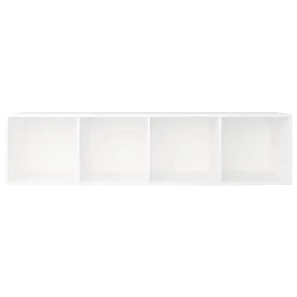 Libreria / Mobile TV Bianco 36x30x143 cm in Legno Multistrato 800144
