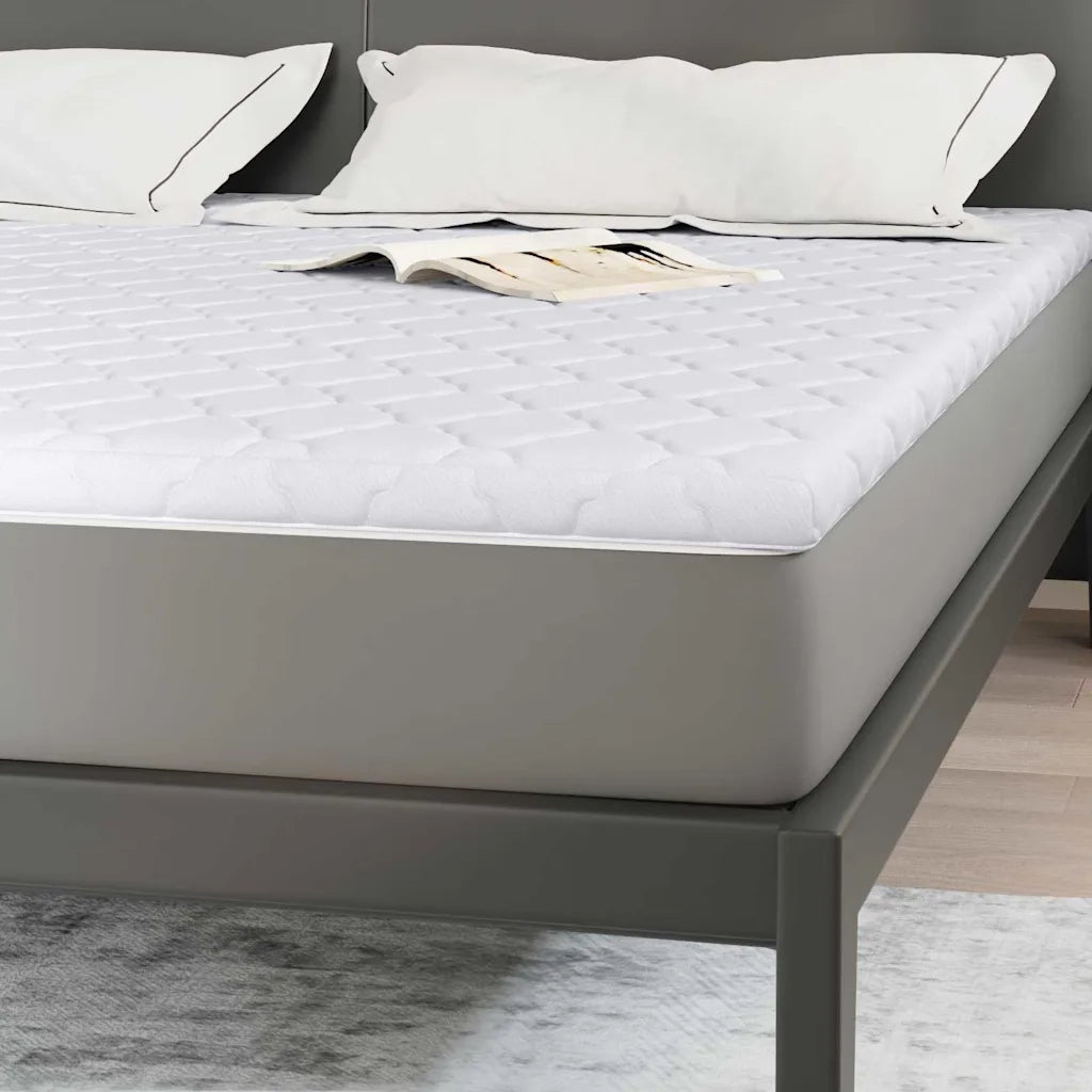 vidaXL Guanciali per materassi Bianco 180 x 200 cm Schiuma PU
