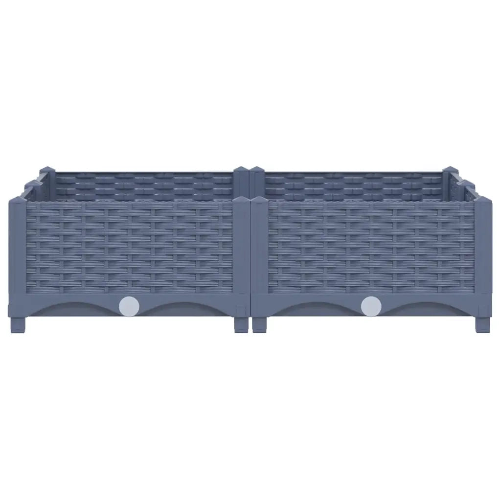 Fioriera Rialzata 80x80x23 cm in Polipropilene 310410