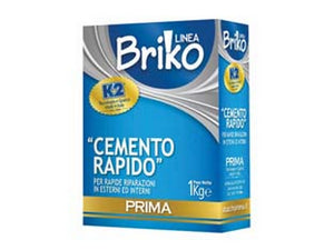 k2 linea briko cemento rapido grigio in polvere - kg.1 cod:ferx.fer37952