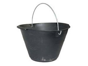 caldarella da muratore nero - ø cm.34 - lt.8 cod:ferx.fer20992