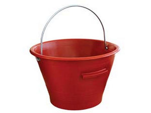 secchio muratore tipo mek-edil - ø mm.360 - lt.14 - rosso cod:ferx.fer74148