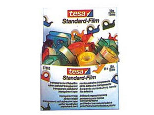 nastro adesivo trasparente in chioccioline - mm.15x10mt.  cod:ferx.fer27298