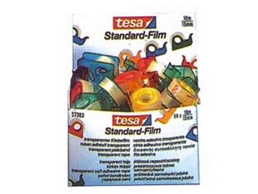 nastro adesivo trasparente in chioccioline - mm.15x10mt.  cod:ferx.fer27298