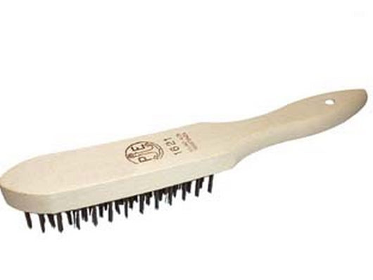 spazzole in acciaio con manico curvo - 4 ranghi art.1622 cod:ferx.fer166256