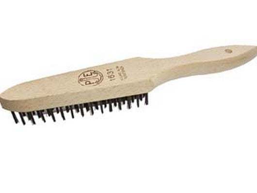 spazzole in acciaio con manico dritto art.1631 - 5 ranghi  cod:ferx.fer20176