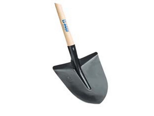 badile in acciaio rinforzato manicato - n?00 cm.28,5x30, lungh. tot. cm.165 cod:ferx.fer75794