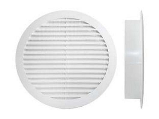 griglia aerazione tonda fissa in plastica - ø mm.60 cod:ferx.fer208031