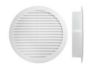 griglia aerazione tonda fissa in plastica - ø mm.200 cod:ferx.fer452502