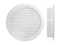 griglia aerazione tonda fissa in plastica - ø mm.140 cod:ferx.fer208048