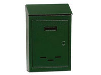 cassetta postale con tetto e chiave ad una leva verde - n?3 cm.30x6x20h. per lettere cod:ferx.fer29537