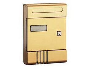 cassetta posta serie esse per esterni - cm.20,4x7x29h. in alluminio anodizzato bronzo cod:ferx.fer80873