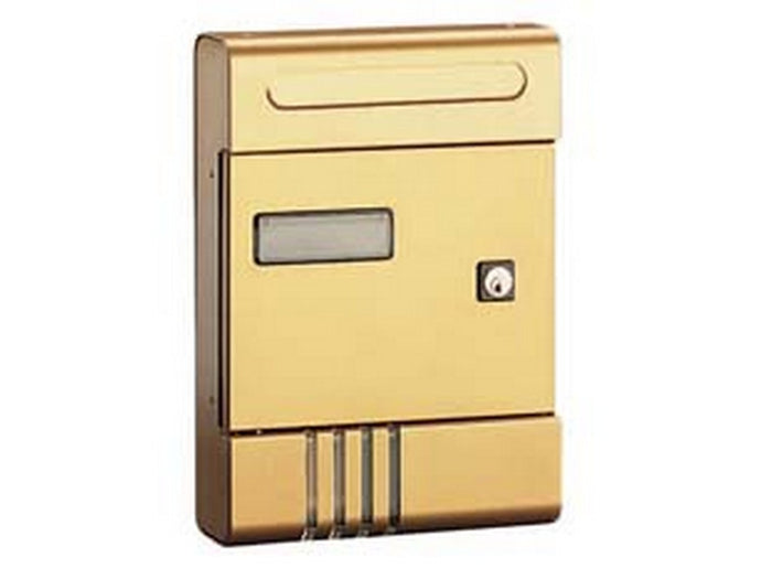 cassetta posta serie esse per esterni - cm.20,4x7x29h. in alluminio anodizzato bronzo cod:ferx.fer80873