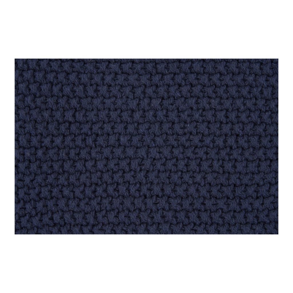 Cuscino Decorativo Santos, Blu, Cotone Reciclato, 1x45x45 cm