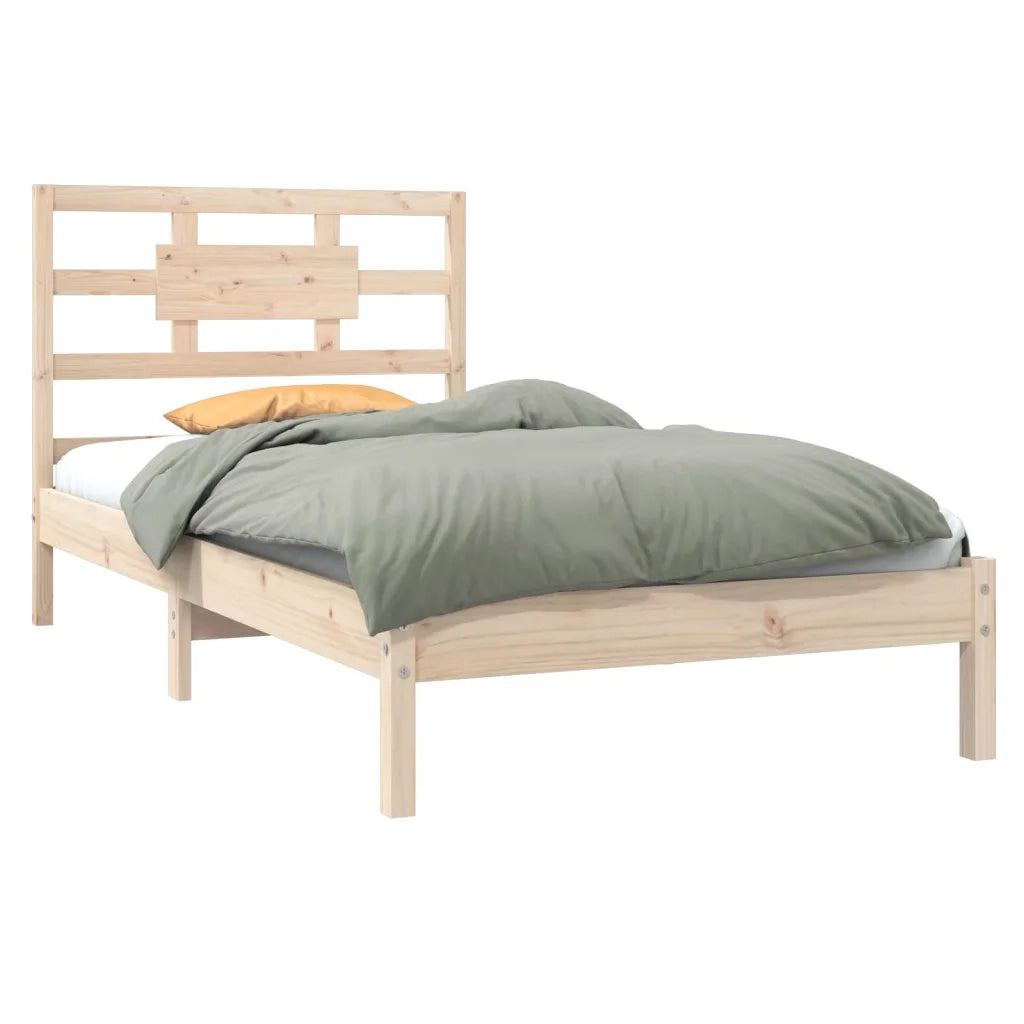 Giroletto-Struttura Letto in Legno Massello 90x200 cm 997147