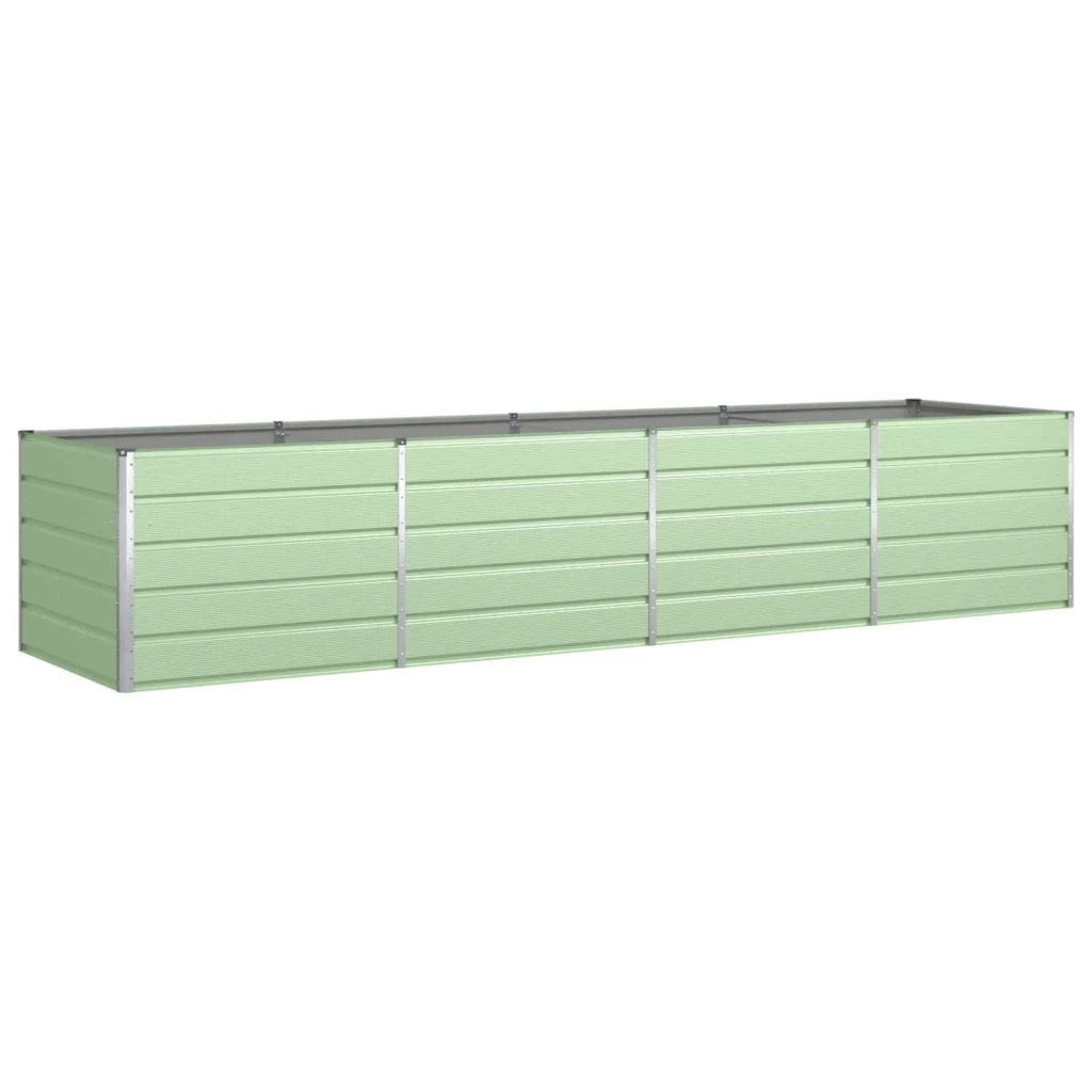 Fioriera | Cassetta per fiori | Vaso Verde Pastello 385 x 100 x 75 cm Acciaio zincato