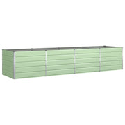 Fioriera | Cassetta per fiori | Vaso Verde Pastello 385 x 100 x 75 cm Acciaio zincato