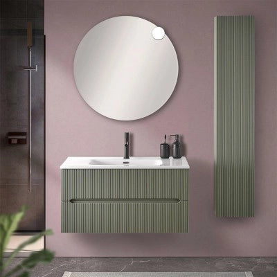 Pensile bagno sospeso cannettato H 150 cm verde  Bali