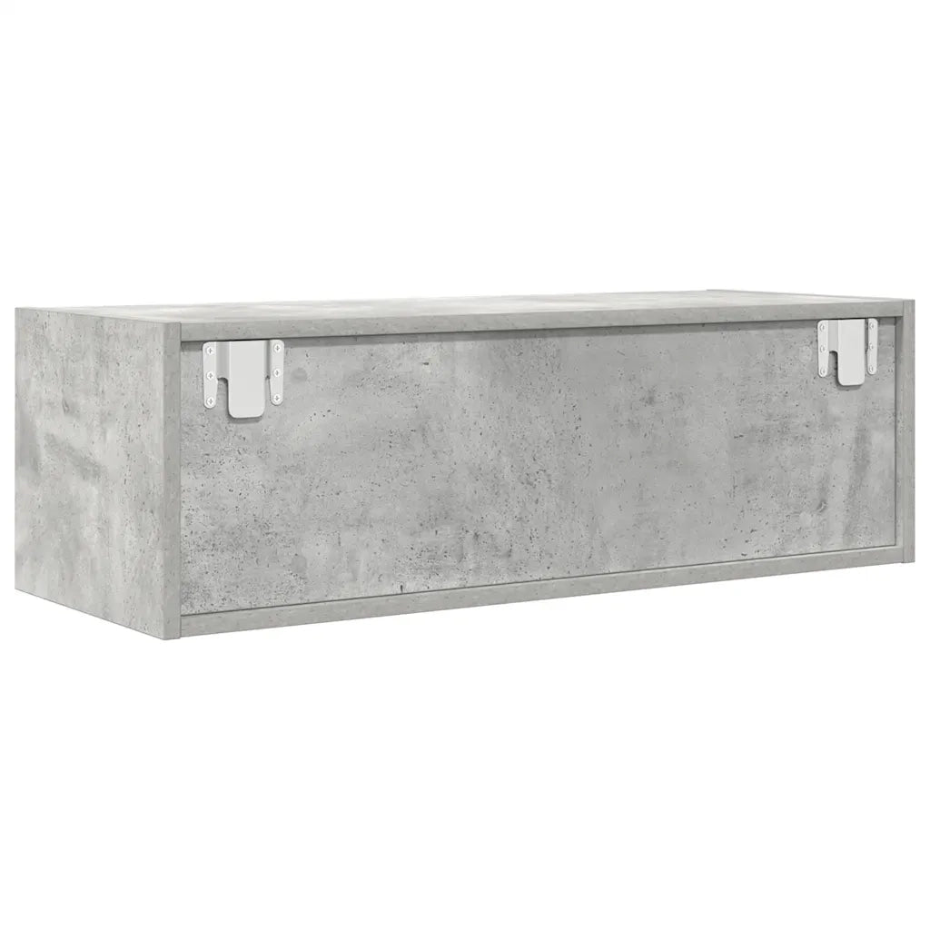 Mobili TV 2 pz Grigio Cemento 80x31x25,5cm in Legno Multistrato 861515