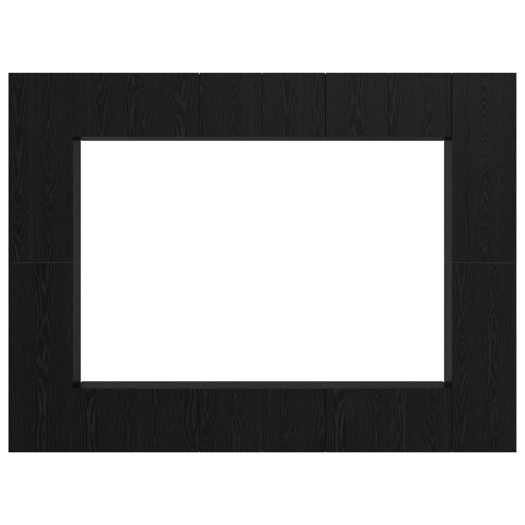 Set mobile TV 10 pcs Rovere Nero 30,5 x 30 x 90 cm 3393229