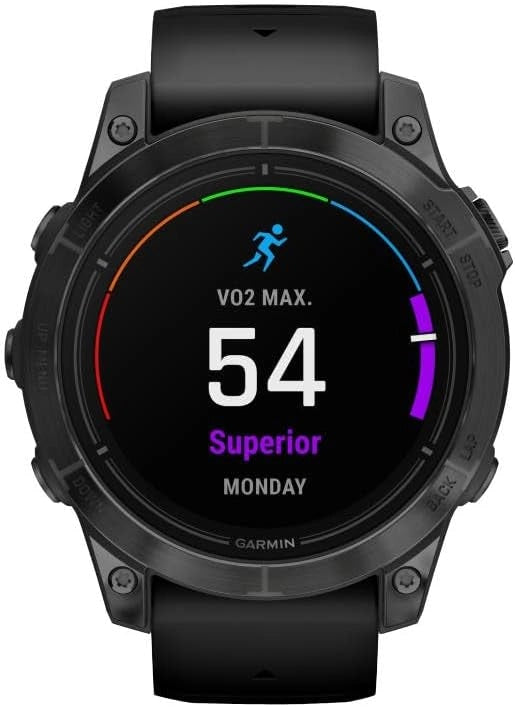 Garmin epix Pro Gen 2 51mm, Smartwatch, Display AMOLED 1,4", Touchscreen, Torcia LED, Cardio 5th Gen, +30 Sport, GNSS multi-band, Mappe, Autonomia 31 giorni,Slate & Black