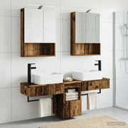 Set di Armadi da Bagno 5 pcs Legno antico 50 x 14,5 x 70 cm 3406325