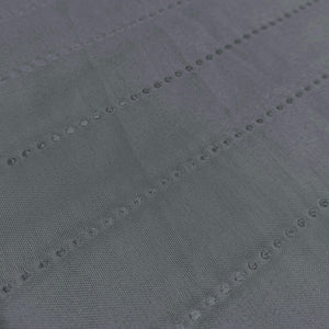 Copridivano Trapuntato con Penisola Destra Seduta 290 cm in Microfibra Grigio Scuro