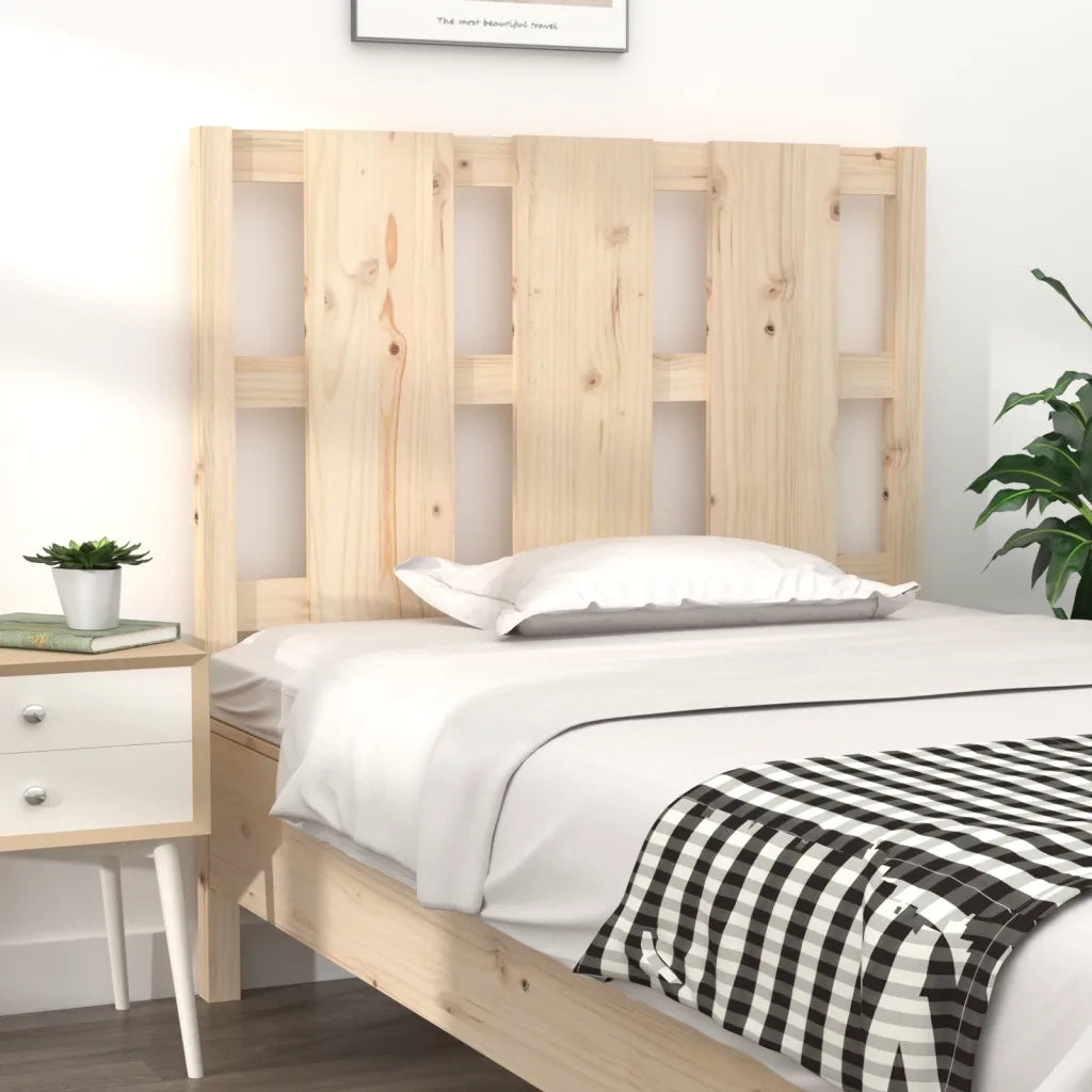 Testiera per Letto-Testata-Testiera Decorativa 95,5x4x100 cm Legno Massello di Pino 321915