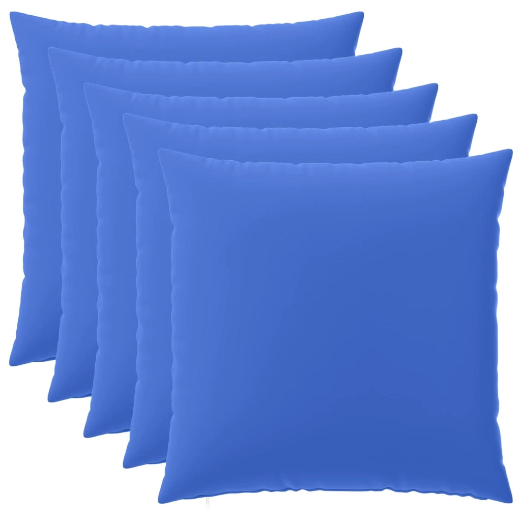 Federa 6 pcs HEERLEN Blu Reale 80 x 80 cm Poliestere 913660