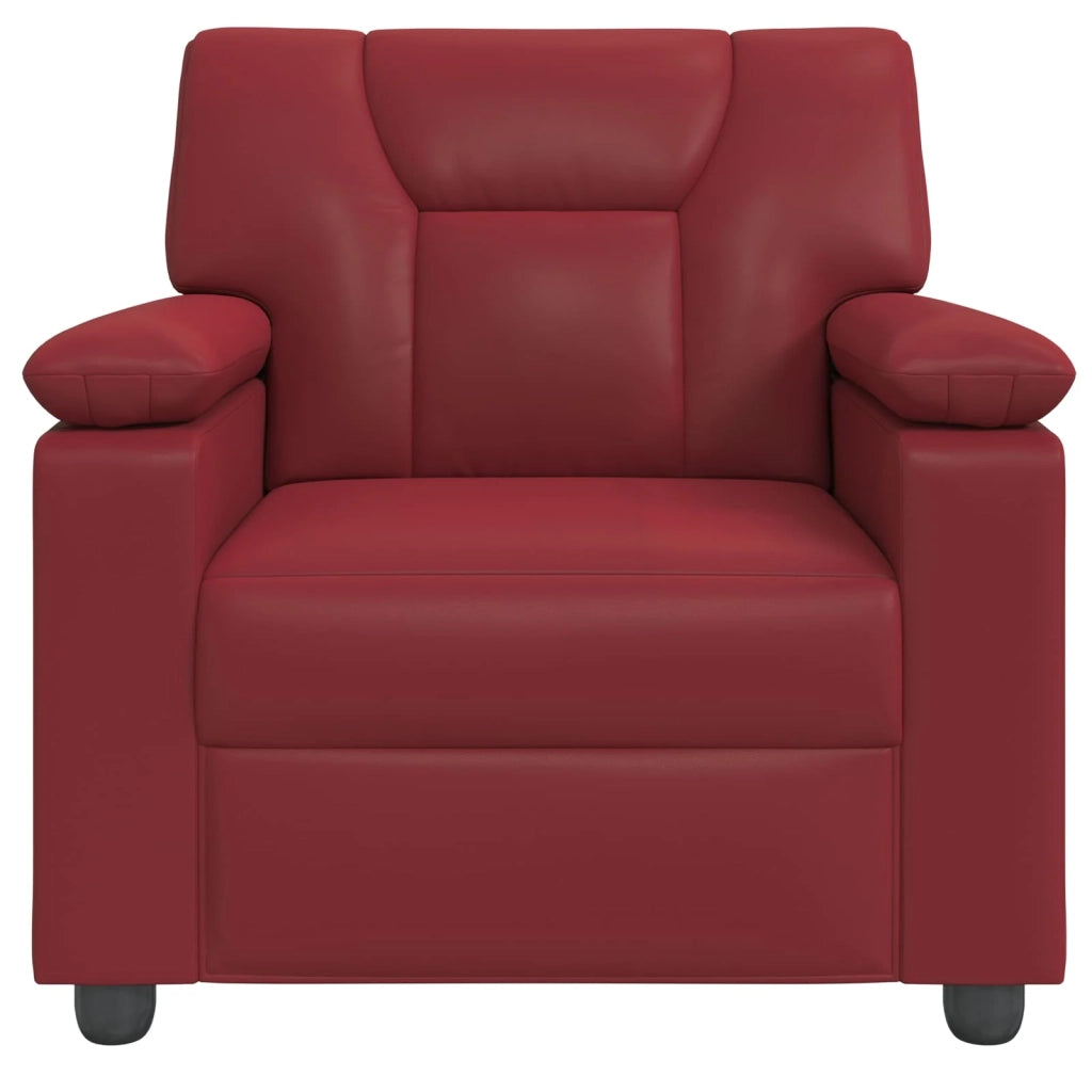 Divano Rosso Vino 91 x 85 x 93 cm Similpelle 42040867