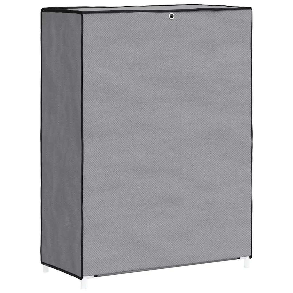 Scarpiera Grigia 60x28x90 cm Tessuto cod mxl 51305