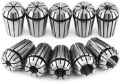 Collet Chuck Set da 10 pezzi - ER20 - Collet Elastico - Fresa CNC - Fresa a Sezione Varia - Acciaio 65Mn - Alta Precisione - Colletti