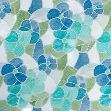 Rotolo adesivo dc-fix mini 45x2 vetri fiori azzurri