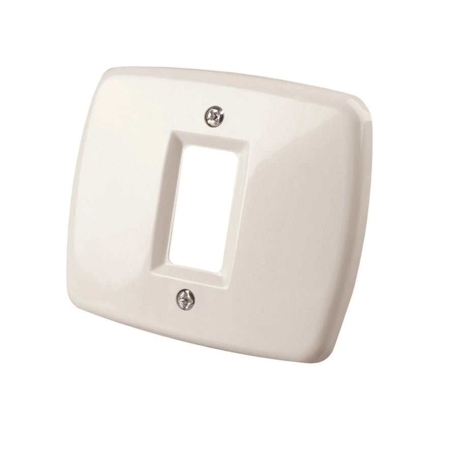 PLACCA AUTOPORTANTE IN TECNOPOLIMERO A 1 FORO PER SCATOLE TONDE D 60MM IMQ
