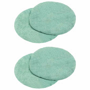 Cuffie per lucidatrice 4 pz Ø 14 cm Verde chiaro Microfibra 42048124
