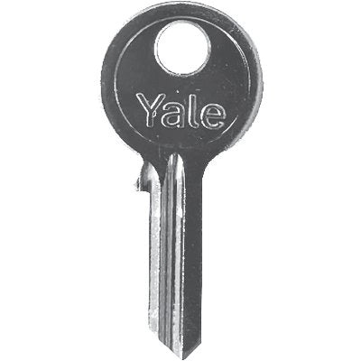 CHIAVE PIATTA YALE YPK750560 ORIGINALE - OTTONE NICHELATO- 10 pezzi