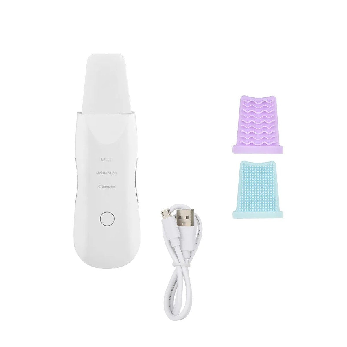 Scrubber per Pulizia del Viso Rimuove Punti Neri e Massaggiatore Facciale