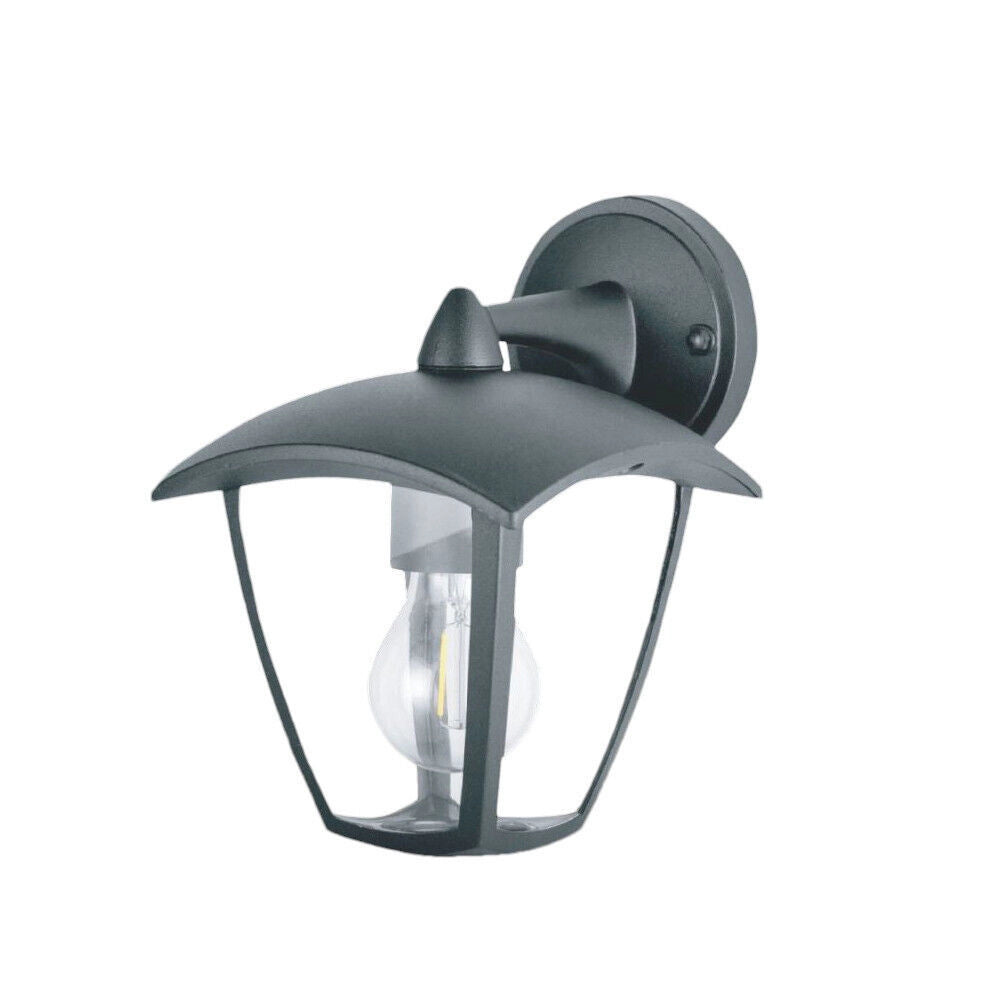 Trade Shop - Applique Lanterna Da Parete Per Giardino Facciate Lampada Da Muro E27 Ip44 819wb-b232 -