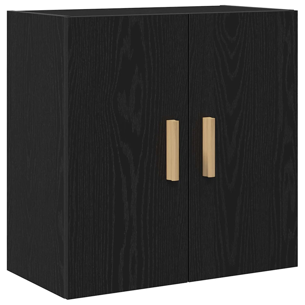 Armadietto a muro Rovere Nero 60 x 30 x 60 cm Legno multistrato 862799