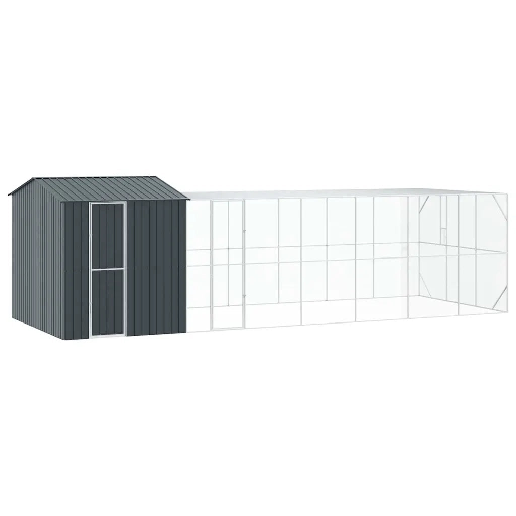 Gabbia per uccelli Antracite 845 x 304 x 247 cm Acciaio zincato 3325167