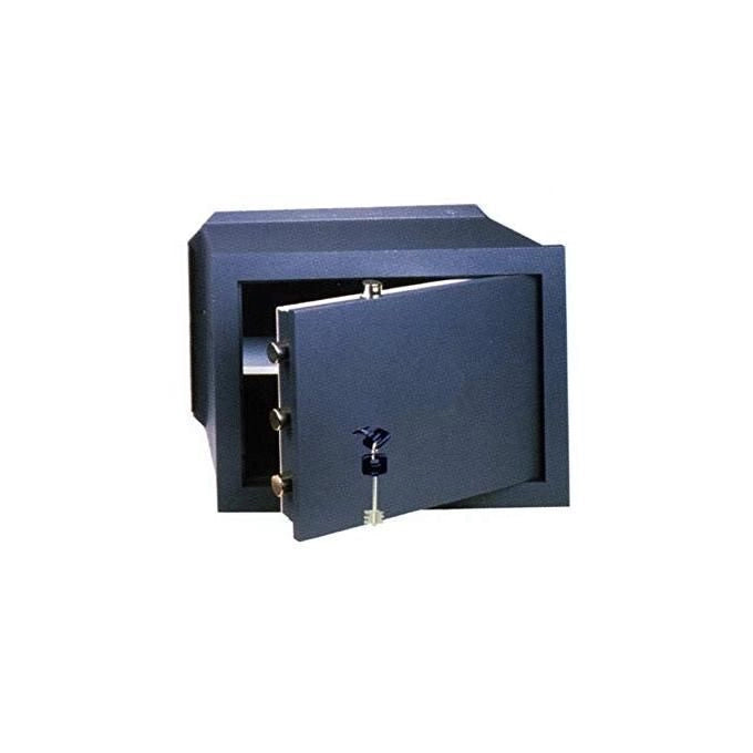 Cisa 82010-30 Cassaforte da Muro Serratura Meccanica a Chiave Frontale Acciaio 10mm 36x24x15 cm colore Grigio Scuro