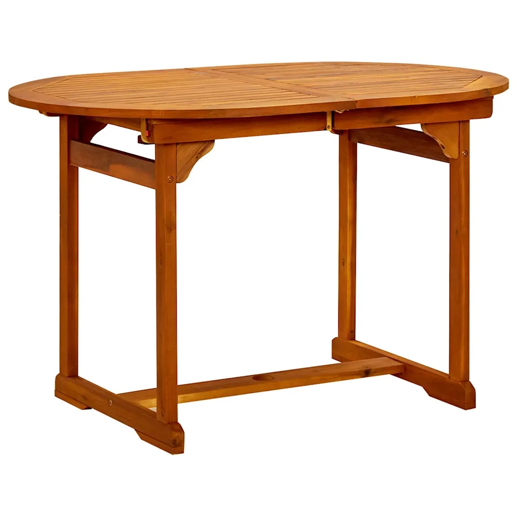Tavolo da Pranzo per Esterni (120-170)x80x75 cm in Legno Acacia 316567