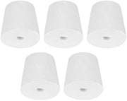 Stop di gomma per laboratorio - 5 pezzi - Afdichting a tappo - Stop di silicone - Diametro interno 26 mm - Diametro esterno 33 mm