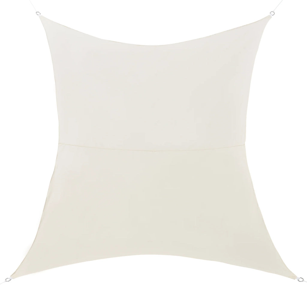 Vela ombreggiante protettiva in poliestere poliuretano 2 x 3 m beige 03_0004592