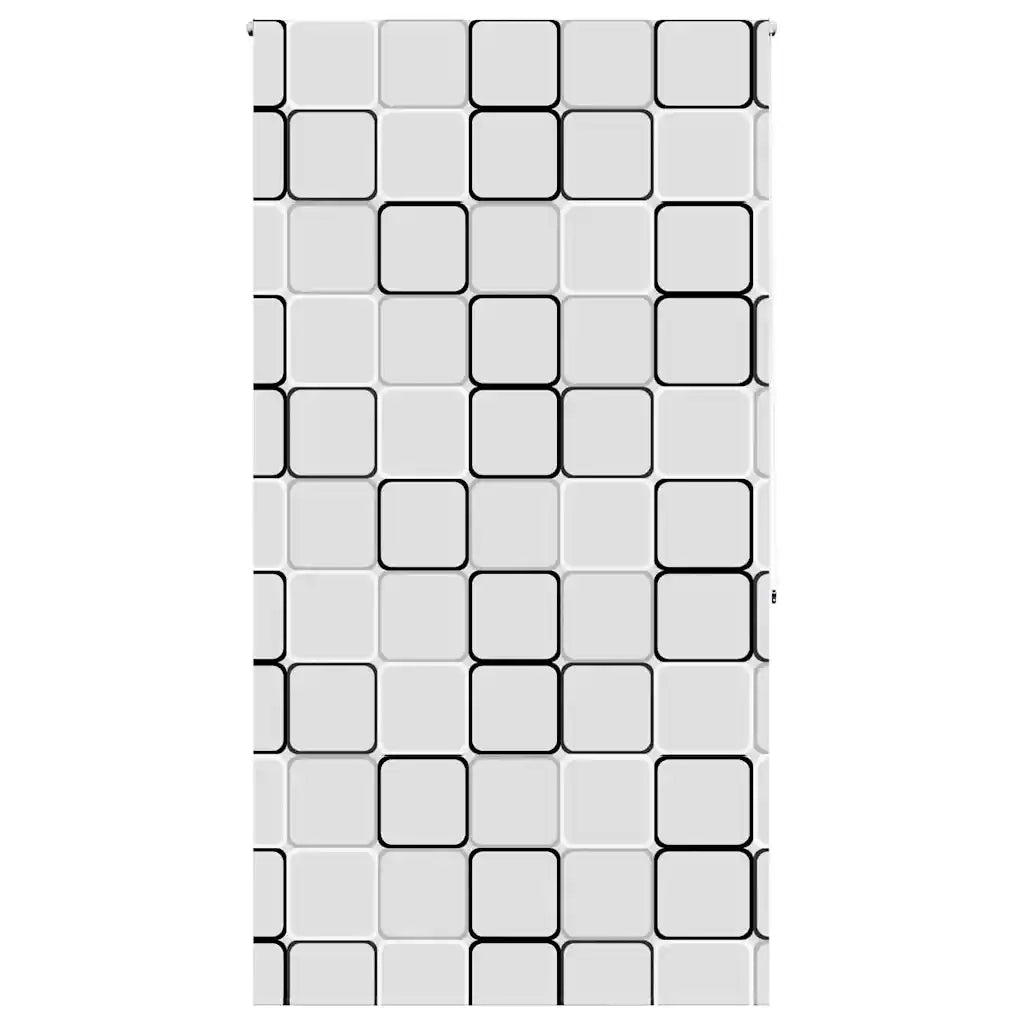 Tenda a Rullo Doccia 140x240 cm Larghezza Tessuto 136 cm 4014928