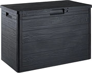 BAULE DA ESTERNO 160 LT EFFETTO LEGNO 77,5X44,5X H53 CM