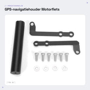 Supporto di navigazione in lega di alluminio di alta qualità - Otrephone per motocicletta - Supporto GPS - Design unico - Duraturo - Resistente agli urti
